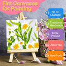 ESRICH 3x3IN Small Canvases for Painting, 32 Pack Mini Canvas Boards Cotton Painting Canvas Primed Acid Free Mini Blank Canvas Panels for Oil Paint,Watercolor,Acrylic Paint,Gouache&Tempera. | 3x3in 32pack — 3