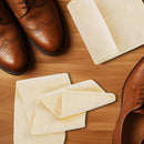10 Pcs Shine Shoes Cloth Kit Polish Dauber Applicators Cleaning Leather Shoes Boots Microfiber Care Cloths Suede Cleaner | Ivory — 5