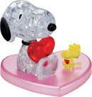 BePuzzled | Peanuts Snoopy Heart Original 3D Crystal Puzzle, Ages 12 and Up — 2
