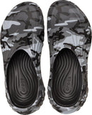 Crocs Unisex Adult Echo Wave Clogs – Black/Slate Grey — 4