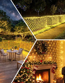 14.8x5FT Christmas Net Lights Outdoor Plug in with 8 Modes — 7