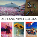 Acrylic Paint Set of 12 Colors 2fl oz 60ml Bottles,Non Toxic 12 Colors Acrylic Paint No Fading Rich Pigment for Kids Adults Artists Canvas Crafts Wood Painting | 12 Colors Acrylic Paint 2 fl oz/60 ml — 4