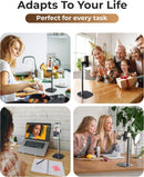 COOPER ChatStand Sturdy Cell Phone Holder, iPhone Stand for Desk, Recording photo 5