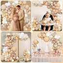 Amandir 153pcs White Sand Beige Balloon Arch Garland Kit Different Sizes — 7