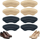Heel Pads for Shoes Too Big (4-Pairs), Women Men Anti-Slip Heel Grips & Cushions, Adhesive Heel Inserts & Protectors for Boots Loafers Sneakers Flats | Fix Loose Shoes & Prevent Blisters — 1