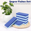 6 Pack Foot Pumice Stone for Feet Callus Remover, EWAGOA Pedicure Tools for Feet, Foot Exfoliator and Foot Scrubber Dead Skin Remover Cracked Heel Repair (6-Blue) — 5