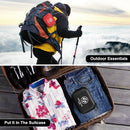Mini First Aid Kit - 150 Piece Small Waterproof EVA Hard Shell Case | Black | 6.4" x 4.9" x 2.7" — 5