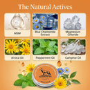 Nerve Relief Balm for Neuropathy| Magnesium Balm, Joint & Muscle Soothing Cream with Arnica Oil, Camphor Blue & Chamomile Extract | Herbal Cooling Ointment for Body Comfort & Care(1) — 2