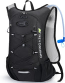 Lightweight Hydration Backpack, Running Backpack with 2L Water Bladder | Black — 1