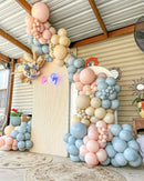 Zesliwy Gender Reveal Balloons Garland Kit, Dusty Pink Blue Sand White | Dusty Blue Pink — 5