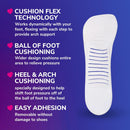 Dr. Scholl's Love Your Heels & Wedges 3/4 Length Insoles, All-Day Comfort for High Heeled Shoes, Relieve & Prevent Shoe Discomfort, Absorbs Shock, Arch Support, No-Show Discreet Insert, 1 Pair — 5