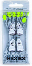HICKIES Tie-Free Laces | Silver Yellow — 1