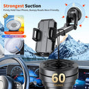 SUUSON Upgraded 3-in-1 Car Phone Holder Mount for Car, Black photo 5