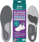 BraceAbility Plantar Fasciitis Insoles - Arch Support Orthotic Shoe Inserts for Women and Men, Achilles Tendonitis, Heel Spurs, High Arch Insoles, Foot Pain Support (S) — 1