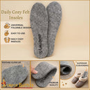 Lord of Battles Wool Felt Insoles for Boots and Shoes, Warm Breathable Felt Shoe Inserts, Winter Insoles for Men and Women (41) — 3