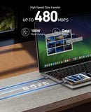 USB to USB C Cable 15FT 1Pack, Extra Long USB C Cable 3A Fast Charging 4
