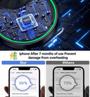 Magnetic Wireless Charger Stand 15W Fast Mag-Safe Charger for iPhone 18 Pro / 18 Pro Max 17/16/15/14/13/12 Series Magnet Wireless Charging Station/Pad with Sleep-Friendly Light for AirPods photo 5