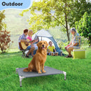 Elevated Dog Bed, Raised Outdoor Dog Bed for Medium Dogs, Portable Pet Cots — 6