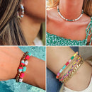 Friendship Bracelet Kit, 14,000pcs 48 Colors Clay Beads for Jewelry Making — 8