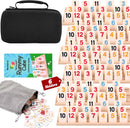 Rummy Cube Game, 6 Players, 162 Tiles, 6 Wooden Holders — 1