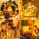 24 Pack Fairy Lights Battery Operated [3 Modes] 7ft 20 LED Mini Twinkle String Lights Waterproof Silver Wire Firefly Starry Lights for Wedding Party Mason Jars Christmas Decorations, Warm White | [24 Pack] 7 Feet 20 LED — 3