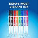 EXPO Magnetic Dry Erase Markers with Built-In Eraser, Fine Tip, Assorted Colors, 8 Count - Classroom White Board, Teacher Supplies, School Locker — 6