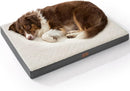 Bedsure Washable Dog Beds Large Sized Dog with Comfy Sherpa, 36x27in Grey — 1