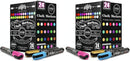 Loddie Doddie Chalk Markers - Pack of 48, 6mm Reversible Tips - Liquid Chalk Pens for Glass Surfaces & Windows - Erasable Pens for Chalkboard Calendar - Non-Toxic Chalkboard Markers | 1 Count (Pack of 48) — 1
