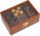 Ajuny Wooden Puzzle Box Set 6 Brain Teaser Games for Teens Adults 3D IQ Toy — 1