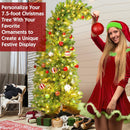 Seenelling 7.5 FT Lime Green Christmas Tree Prelit Whimsical Artificial — 3
