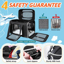 Petskd Top-Expandable Small Pet Carrier 18"x11"x11" Airline Approved