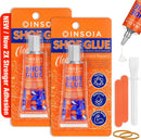INSOIA Shoe Glue Heavy Duty Sole Repair Kit, 2x29.5ml, with Tips & Bands — 1