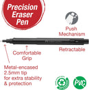 Faber-Castell 185610 - Eraser Pen Precision Eraser Pen, Includes Refill Eraser, for Professionals and Hobby Artists, White — 2