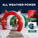 10.5 FT Christmas Inflatables Ornament Tunnel Arch Outdoor Decorations, Blow Up Walk-Through Archway Yard Decor for Garden Lawn Xmas Display — 7