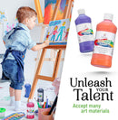 Positive Art Washable Paint for Kids, 12 Colors, 16 oz Bottles, Non-Toxic Tempera Paint Set for School and Classroom, Paraben-Free — 5
