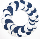 Silver Navy-Blue White Birthday-Party-Decorations – 52ft Paper Heart Garland Streamers Graduation Banner Christmas Decoration Baby Shower Bridal Engagement Bachelorette Hanging Decor HongTongTong — 3