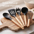 Silicone Kitchen Utensils Set, Heat-Resistant Cooking Utensils, BPA-Free — 8