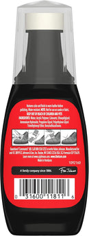 KIWI Leather Dye, Black, 2.5 oz (1 Bottle with Sponge Applicator) — 2
