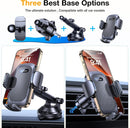 Romuto Phone Holders for Your Car Phone Holder Mount【90+LBS Suction Cup】 | Diamond Black photo 2