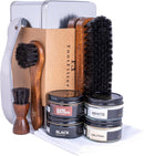 FootFitter Premium Leather Shoe Shine Kit, Complete Polish and Care Set | Classic Shades — 1