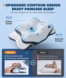 5X Pain Relief Cervical Neck Pillow for Neck Support, Ergonomic Cooling Side Sleeper Pillow for Sleeping, Odorless Contour Memory Foam Pillows, Orthopedic Bed Pillow for Side Back Stomach Sleeper - White — 2