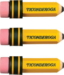 TICONDEROGA Erasers, Pencil Shaped, Yellow, 36-Pack (38936) | 36 Count | Yellow, 36 Count — 3