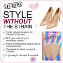 Metatarsal Pads Women, Ball of Foot Cushions for Women and Men, Gel Foot Cushion Pads, Soft Forefoot for Support, Metatarsal Insoles for Shoes, High Heels, Sandals, Boots, 2 Pack Beige 2