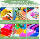 FUMILE Canvas Boards for Painting 8x10, 46 Pack Canvases Primed Acid Free Blank Canvas Panels for Classroom and Parties | 8x10in — 4