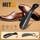 PANLOPU Metal Travel Shoe Horn 7.5" | Black — 5