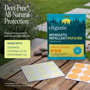 Cliganic Mosquito Repellent Stickers for Kids & Adults, Bug Patches, 90 Pk | 90 Count (Pack of 1) | Solid — 8