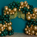 RUBFAC Gold Balloons Different Sizes Chrome Gold Balloon Arch Kit 129pcs — 6