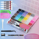 35000 Pcs Resin Jelly Rhinestones Kit, Multicolor 3mm Flatback Rhinestones with 4 Pcs B7000 Jewelry Glue & Tools,… — 3