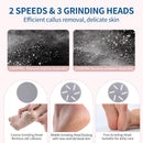 Electric Foot Callus Remover with Dander Vacuum, Rechargeable Waterproof 3 Roller & 2 Speeds Foot File,Professional Portable Pedicure Tool for Care of Dead Skin,Chapped,Callus,Cracks — 2