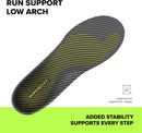 Superfeet Run Support Low Arch (V2) Insoles for Runners with Low Arch Support & EVOLyte Carbon Fiber - 9.5-11 Men / 10.5-12 Women - Gray — 2